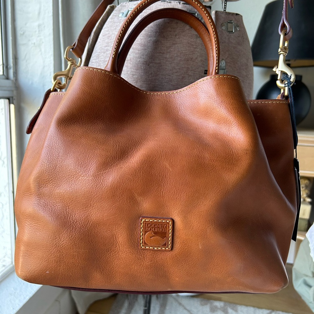 NWT Dooney & Bourke Multisectional Leather Bag